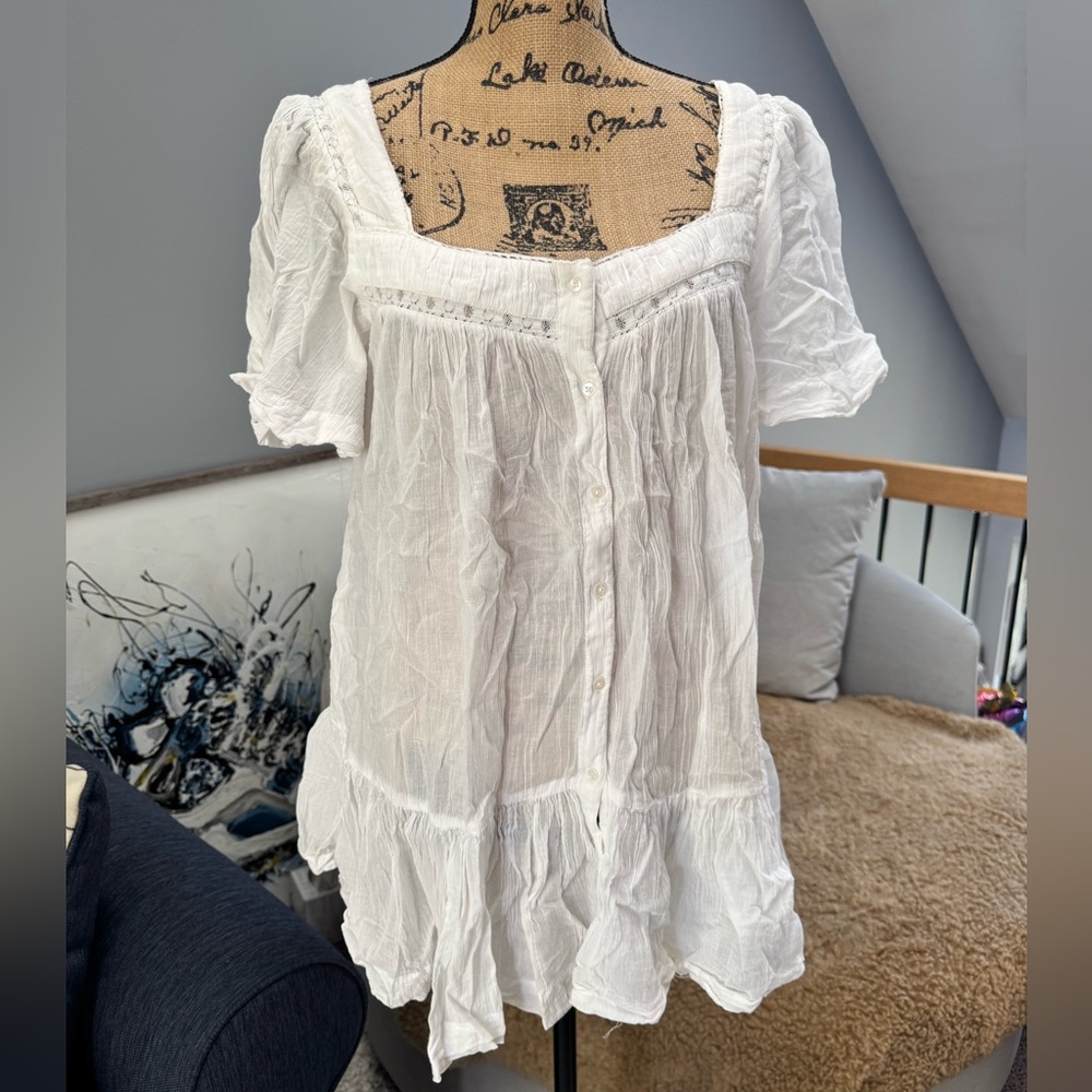 Free People white flowy dress/tunic